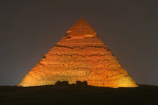 Khafská pyramida v Káhiře v Egyptě — Stock fotografie