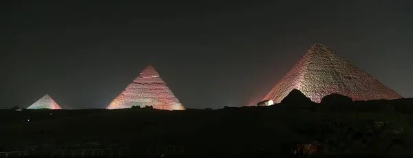 Complexe pyramidal de Gizeh au Caire, Égypte — Photo