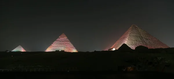 埃及开罗吉萨金字塔综合体 — 图库照片