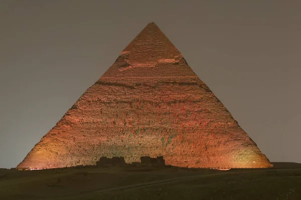 Pirámide de Khafre en El Cairo, Egipto —  Fotos de Stock