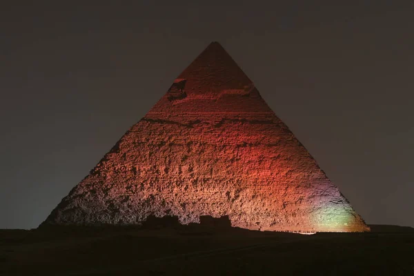 Khafská pyramida v Káhiře v Egyptě — Stock fotografie