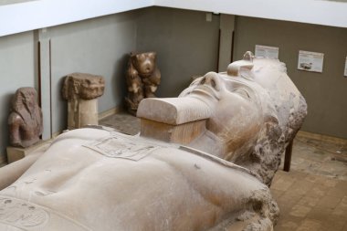 II. Ramesses'in Memphis heykeli, Kahire, Mısır