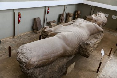 II. Ramesses'in Memphis heykeli, Kahire, Mısır