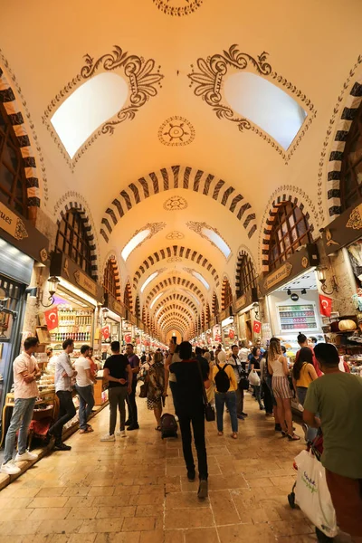 Bazar s kořením v Istanbulu, Turecko — Stock fotografie