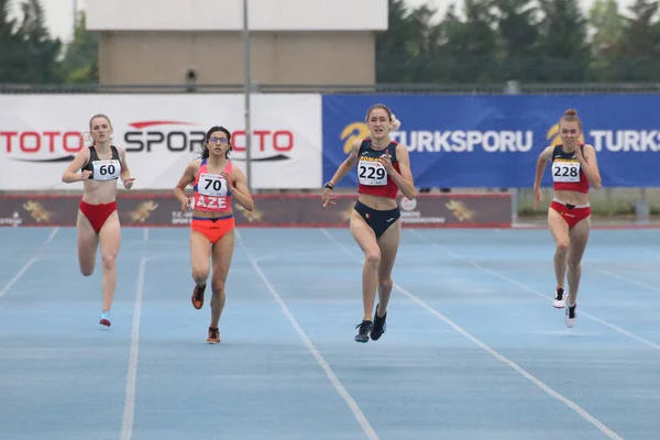 Mistrzostwa bałkańskie U18 lekkoatletyka — Zdjęcie stockowe