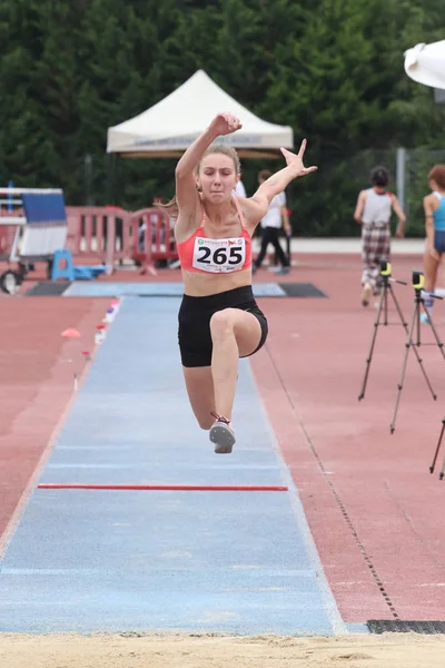 Mistrzostwa bałkańskie U18 lekkoatletyka — Zdjęcie stockowe