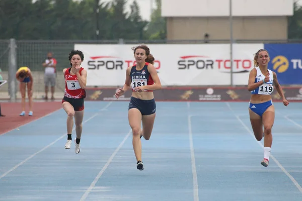 Mistrzostwa bałkańskie U18 lekkoatletyka — Zdjęcie stockowe