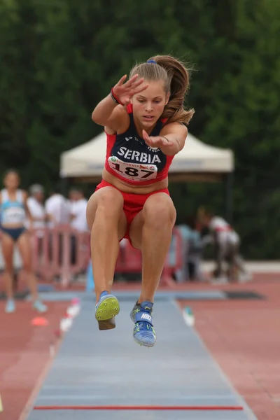 Mistrovství Balkánu v atletice 18 — Stock fotografie