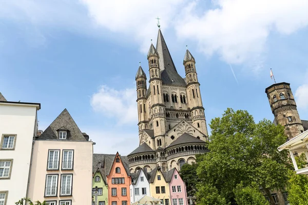 Great Saint Martin Church in Cologne, Germany — Zdjęcie stockowe