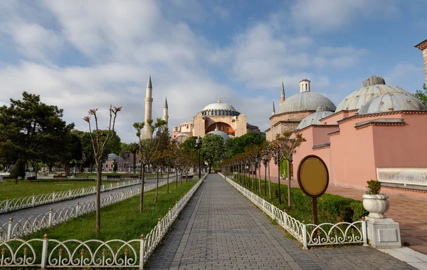 Museu Hagia Sophia Sultanahmet Istambul Turquia — Fotografia de Stock