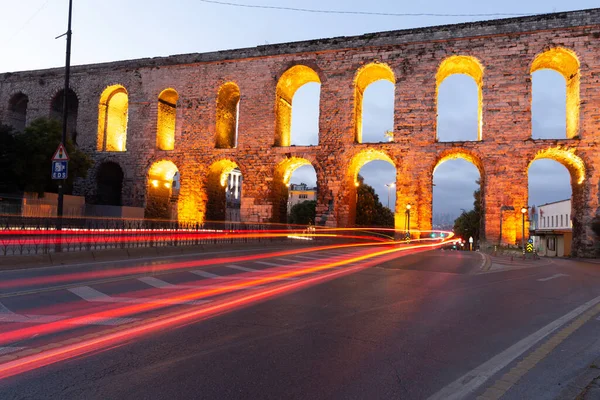 Aqueduct Valens Istanbul City Turkey — Stock Photo, Image