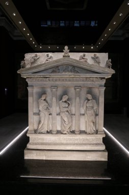 İstanbul Arkeoloji Müzeleri 'nde Ağlayan Kadın lahiti, İstanbul Şehri, Türkiye