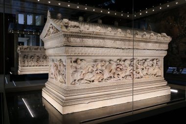 Alexander Sarcophagus, İstanbul Arkeoloji Müzeleri, İstanbul Şehri, Türkiye