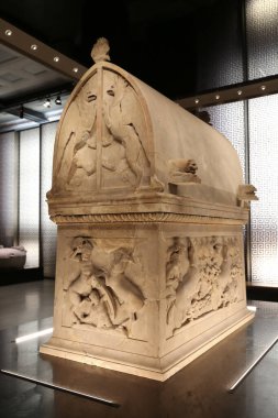 İstanbul Arkeoloji Müzeleri 'nde Sidon' un Lycian lahiti, İstanbul Şehri, Türkiye