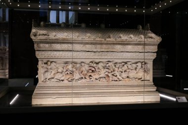 Alexander Sarcophagus, İstanbul Arkeoloji Müzeleri, İstanbul Şehri, Türkiye