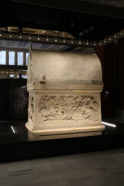 İstanbul Arkeoloji Müzeleri 'nde Sidon' un Lycian lahiti, İstanbul Şehri, Türkiye