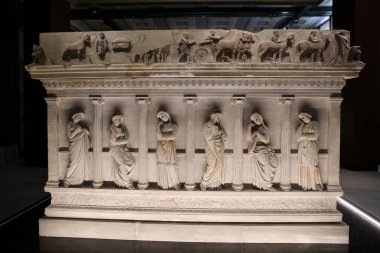 İstanbul Arkeoloji Müzeleri 'nde Ağlayan Kadın lahiti, İstanbul Şehri, Türkiye