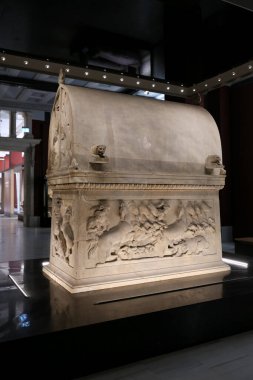 İstanbul Arkeoloji Müzeleri 'nde Sidon' un Lycian lahiti, İstanbul Şehri, Türkiye