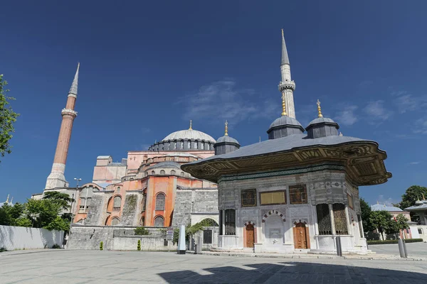 Muzeum Hagia Sophia Sultanahmet Stambuł Turcja — Zdjęcie stockowe