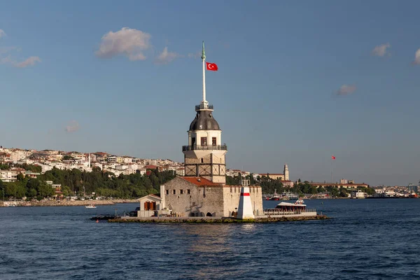 Maidens Tower Bosphorus Strait Istanbul City Turkey — Stock Photo, Image