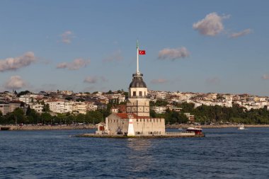 İstanbul Boğazı 'ndaki Bakireler Kulesi, İstanbul Kenti, Türkiye