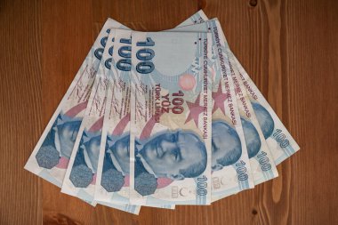 100 Türk Para Birimi Lira Banknotları