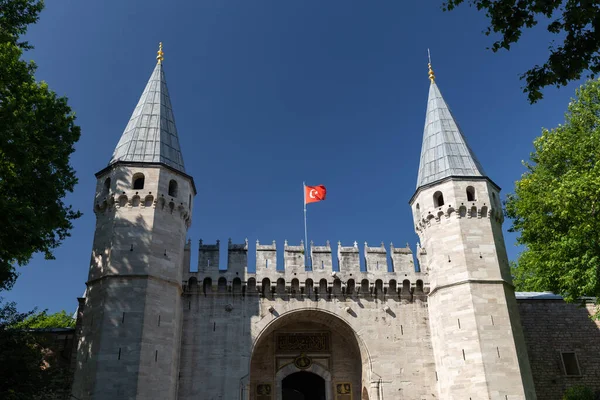 Saluttor Topkapi Palast Istanbul Türkei — Stockfoto