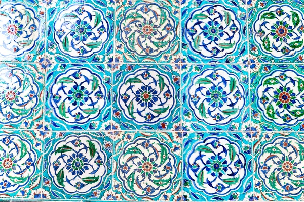 Azulejos Azules Turcos Ciudad Estambul Turquía —  Fotos de Stock
