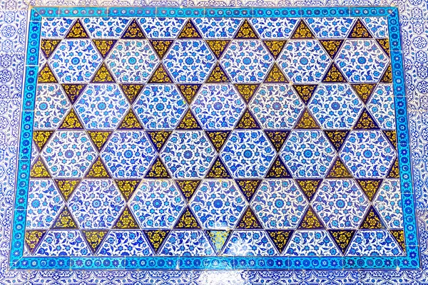 Azulejos Turcos Istambul Turquia — Fotografia de Stock