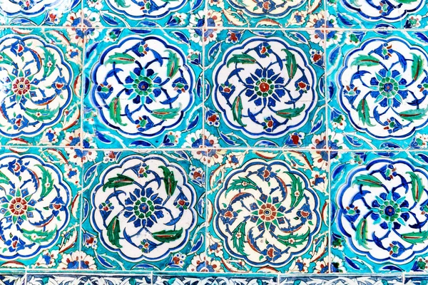 Turkish Blue Tiles Istanbul City Turkey — Stock Photo, Image