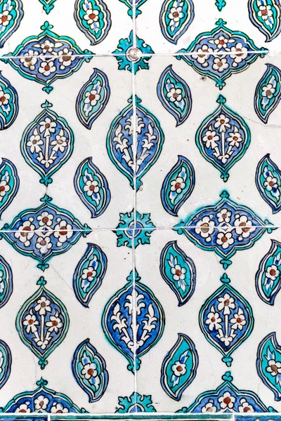 Azulejos Azules Turcos Ciudad Estambul Turquía — Foto de Stock