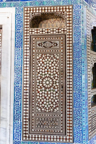 Mother Pearl Inlay Topkapi Palace Isztambul Törökország — Stock Fotó