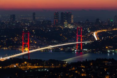 İstanbul City, Türkiye 'de 15 Temmuz Şehitler Köprüsü