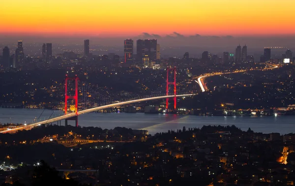 Juli Martelaarsbrug Istanbul City Turkije — Stockfoto