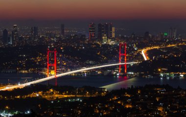 İstanbul City, Türkiye 'de 15 Temmuz Şehitler Köprüsü
