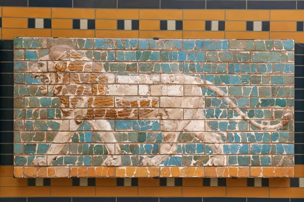 Wall Decoration Ishtar Gate Istanbul Archaeology Museum Istanbul City Turkey — Stock Photo, Image