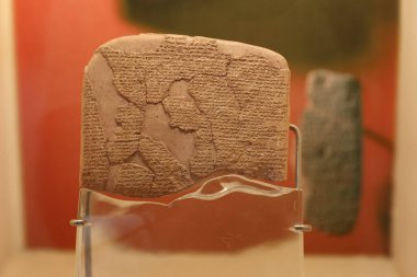 Treaty of Kadesh in Istanbul Archaeology Museum, Istanbul, Turkey clipart
