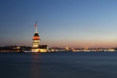 İstanbul Boğazı 'ndaki Bakireler Kulesi, İstanbul Kenti, Türkiye