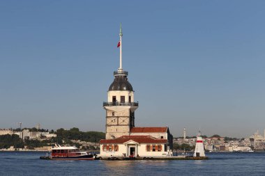 İstanbul Boğazı 'ndaki Bakireler Kulesi, İstanbul Kenti, Türkiye