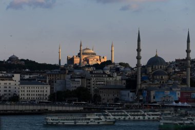 İSTANBUL, TURKEY - Ağustos 01, 2020: İstanbul 'daki Ayasofya Camii.