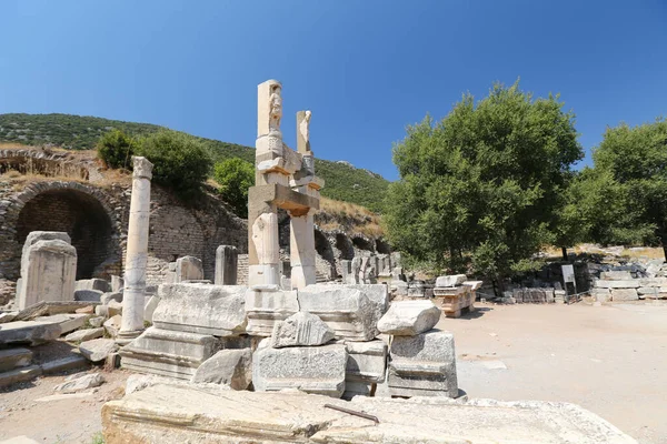 Efes Antik Kenti Zmir Selcuk Ilçesinde Türkiye — Stok fotoğraf