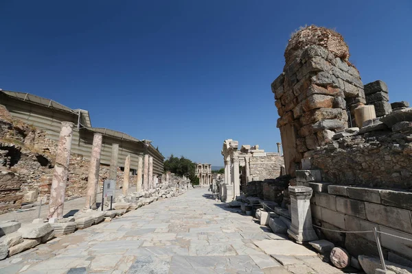 Efes Antik Kenti Zmir Selcuk Ilçesinde Türkiye — Stok fotoğraf