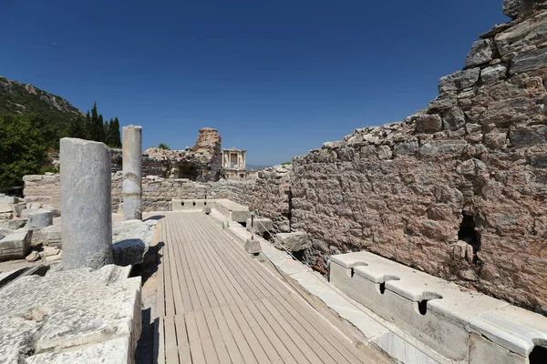 Baños Públicos Éfeso Ciudad Antigua Izmir City Turquía — Foto de Stock