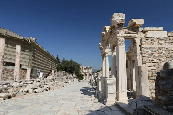 Efes Antik Kenti Zmir Selcuk Ilçesinde Türkiye — Stok fotoğraf