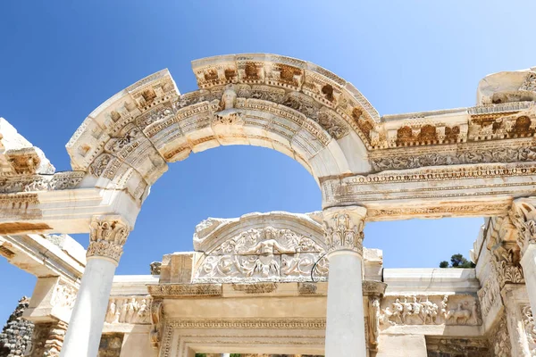 Chrám Hadriánův Starobylém Městě Efesus Město Izmir Turecko — Stock fotografie