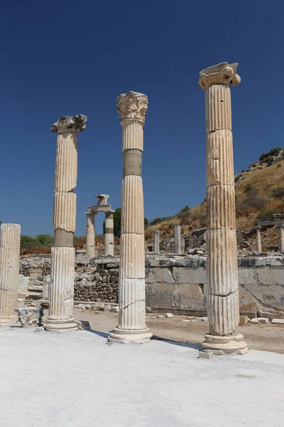 Efes Antik Kenti Zmir Selcuk Ilçesinde Türkiye — Stok fotoğraf