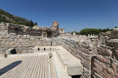 Efes Antik Kenti umumi Tuvaletleri, İzmir Şehri, Türkiye