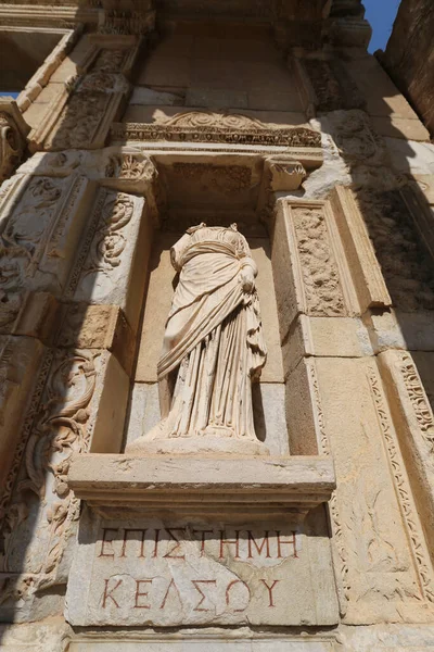 Episteme Ephesus Antik Kentinde Bilgi Heykeli Selcuk Kasabası Zmir Kenti — Stok fotoğraf