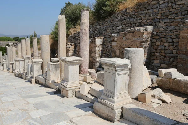 Ephesus Cidade Antiga Selcuk Town Izmir City Turquia — Fotografia de Stock
