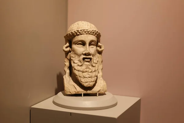 Bust Herme Ephesus Museum Selcuk Town Izmir City Turkey — Stock Photo, Image